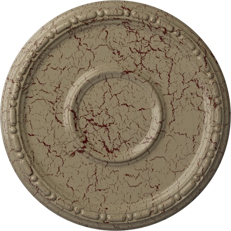 Ekena Millwork Medea Ceiling Medallion (Fits Canopies up to 5 1/2"), 16 1/2"OD x 1 1/2"P, Gobi Desert Crackle CM16MDGDC
